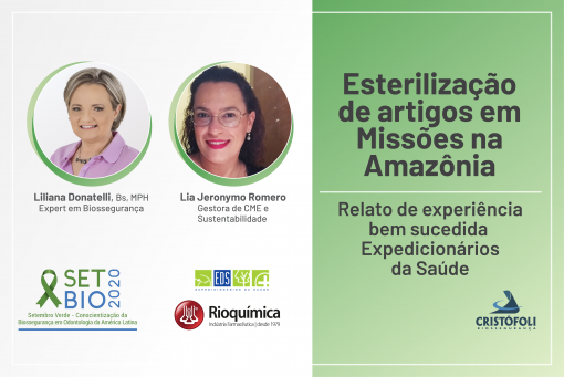 SETBIO 2020- Esterilização de artigos em Missões na Amazônia