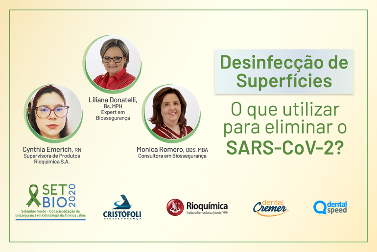 Desinfecção de Superfícies: O que utilizar para eliminar o SARS-CoV-2