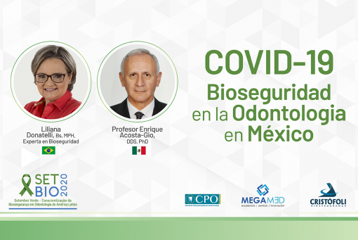 COVID-19 Bioseguridad em la Odontologia en Mexico live em espanhol