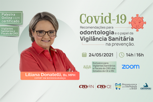 Covid-19 Recomendações para Odontologia e o papel da Vigilância Sanitária na prevenção- CE-RN BOB
