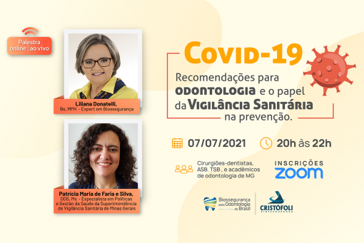 Covid-19 Recomendações para Odontologia e o papel da Vigilância Sanitária - BOB- MG