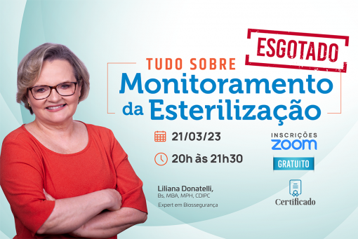 Monitoramento da Esterilização esgotado