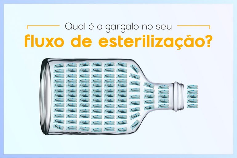 gargalo no seu fluxo de esterilização