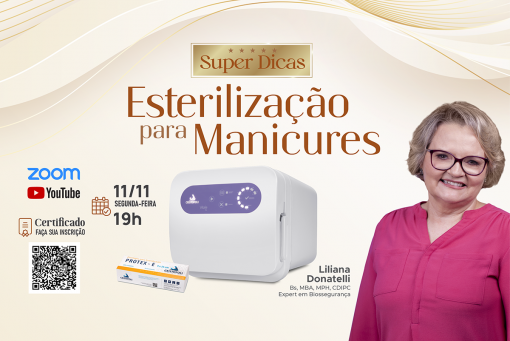 Superdicas Esterilização para Manicures