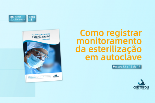Como registrar o teste biológico da sua autoclave. É o terceiro vídeo da Nova Série do Passo a Passo do Monitoramento da Esterilização. Saiba mais neste Post.