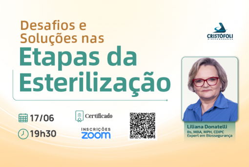 Desafios e Soluções nas Etapas da Esterilização Aula On-line 17 06