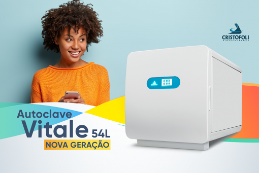 Vitale CD 54L Vitale CD 54L Nova Geração! Além da aparência, a autoclave tem ainda mais recursos. Saiba mais nesse post.