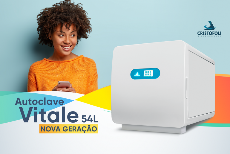 Vitale CD 54L Vitale CD 54L Nova Geração! Além da aparência, a autoclave tem ainda mais recursos. Saiba mais nesse post.