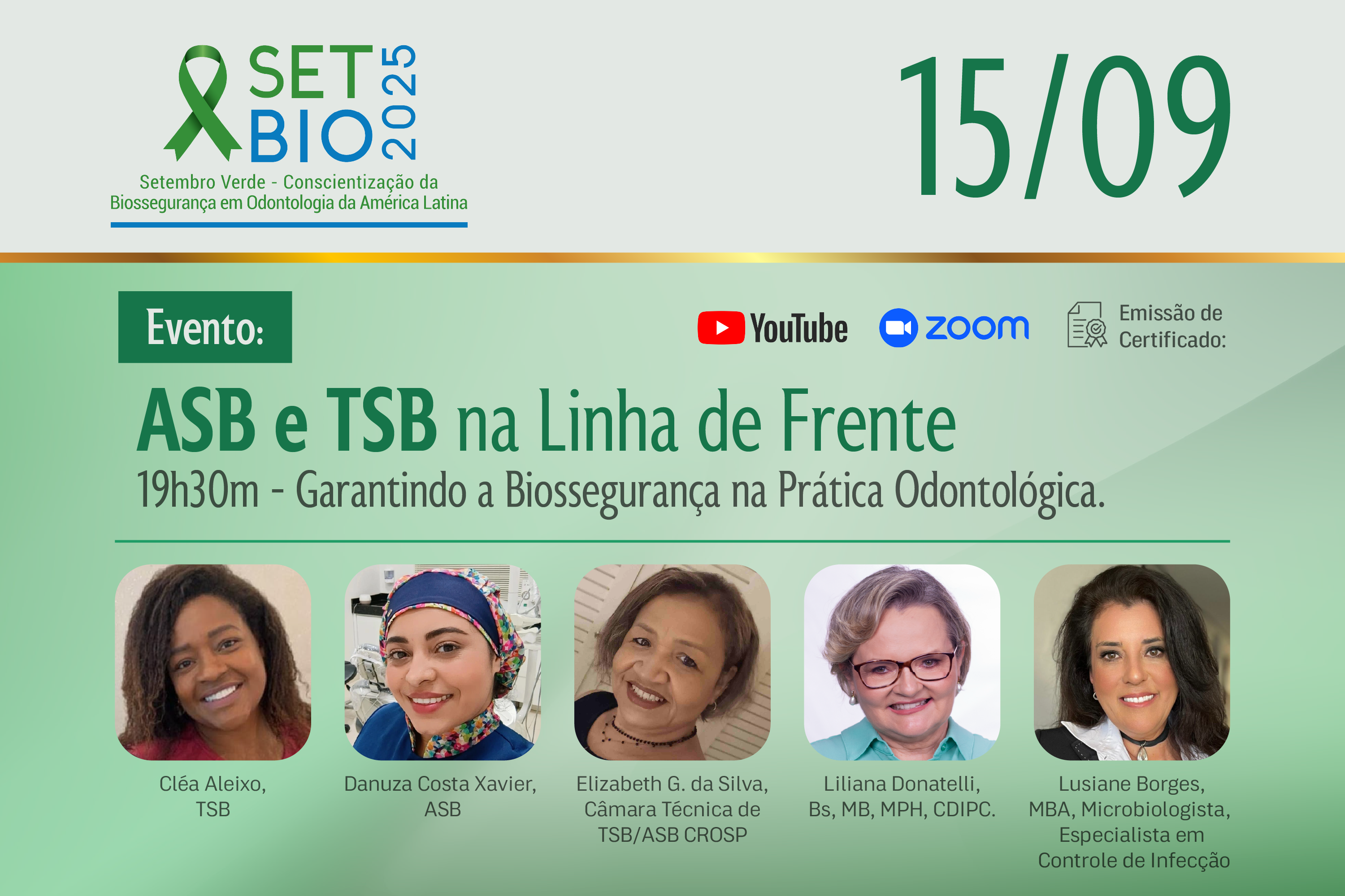 SETBIO 2025 - ASB e TSB na Linha de Frente