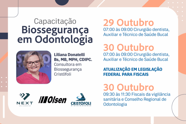 Cristófoli participa da 7ª Semana Acadêmica de Odontologia da AEMS com qualificação em biossegurança